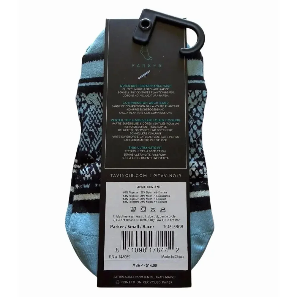 TAVI Sport Sock Bundle 4 Pair Small Parker Breezy Racer Ultra Lite Arch Support